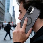 Til Samsung Galaxy A56 5G / Galaxy A37 5G / Galaxy A36 5G Magnetisk Etui Elektrobelagt Ramme Hudvenligt TPU+PC Telefoncover