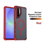 Til Samsung Galaxy A56 5G / Galaxy A37 5G / Galaxy A36 5G Magnetisk Etui Elektrobelagt Ramme Hudvenligt TPU+PC Telefoncover