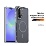 Til Samsung Galaxy A56 5G / Galaxy A37 5G / Galaxy A36 5G Magnetisk Etui Elektrobelagt Ramme Hudvenligt TPU+PC Telefoncover