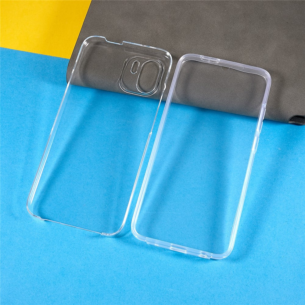 Detachable PET Screen Protector Phone Case for Xiaomi Redmi A1 4G / A2 4G TPU + Acrylic Shockproof Protective Cover