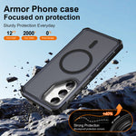 For Samsung Galaxy S24+ / Galaxy S25+ Magnetic Case Electroplated Frame Skin-touch TPU+PC Phone Cover