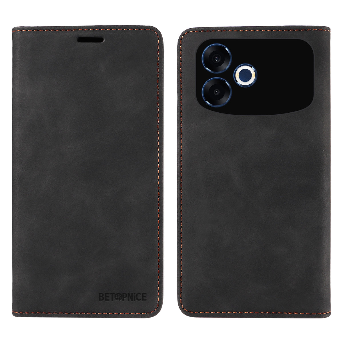 BETOPNICE för Oppo F33 Pro 5G / Oppo A6s Pro 5G-skal Magnetisk stängning RFID-blockerande plånboksfodral Lädermobilskal