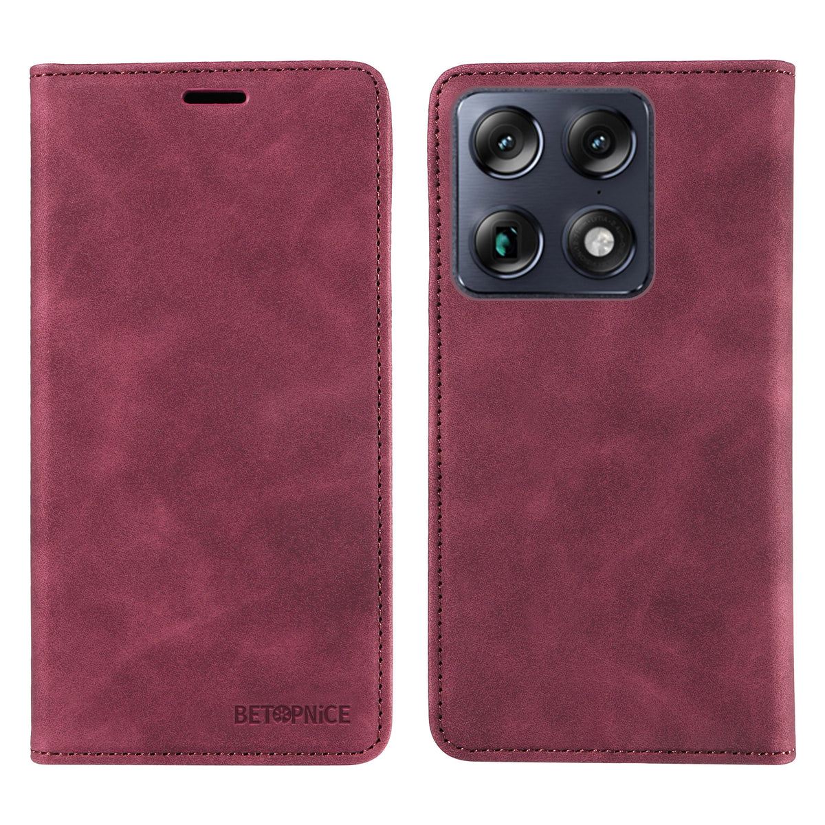 BETOPNICE til Motorola Signature 5G Cover Magnetisk Lukning RFID Blokerende Pung Stand Læder Telefoncover