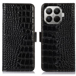 For Xiaomi 17T Case RFID Blocking Wallet Crocodile Texture Genuine Cow Leather Phone Cover