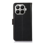 For Xiaomi 17T Case RFID Blocking Genuine Cow Leather Wallet Phone Cover