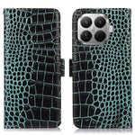 For Xiaomi 17T Pro Case RFID Blocking Wallet Crocodile Texture Genuine Cow Leather Phone Cover