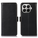 For Xiaomi 17T Pro Case RFID Blocking Genuine Cow Leather Wallet Phone Cover