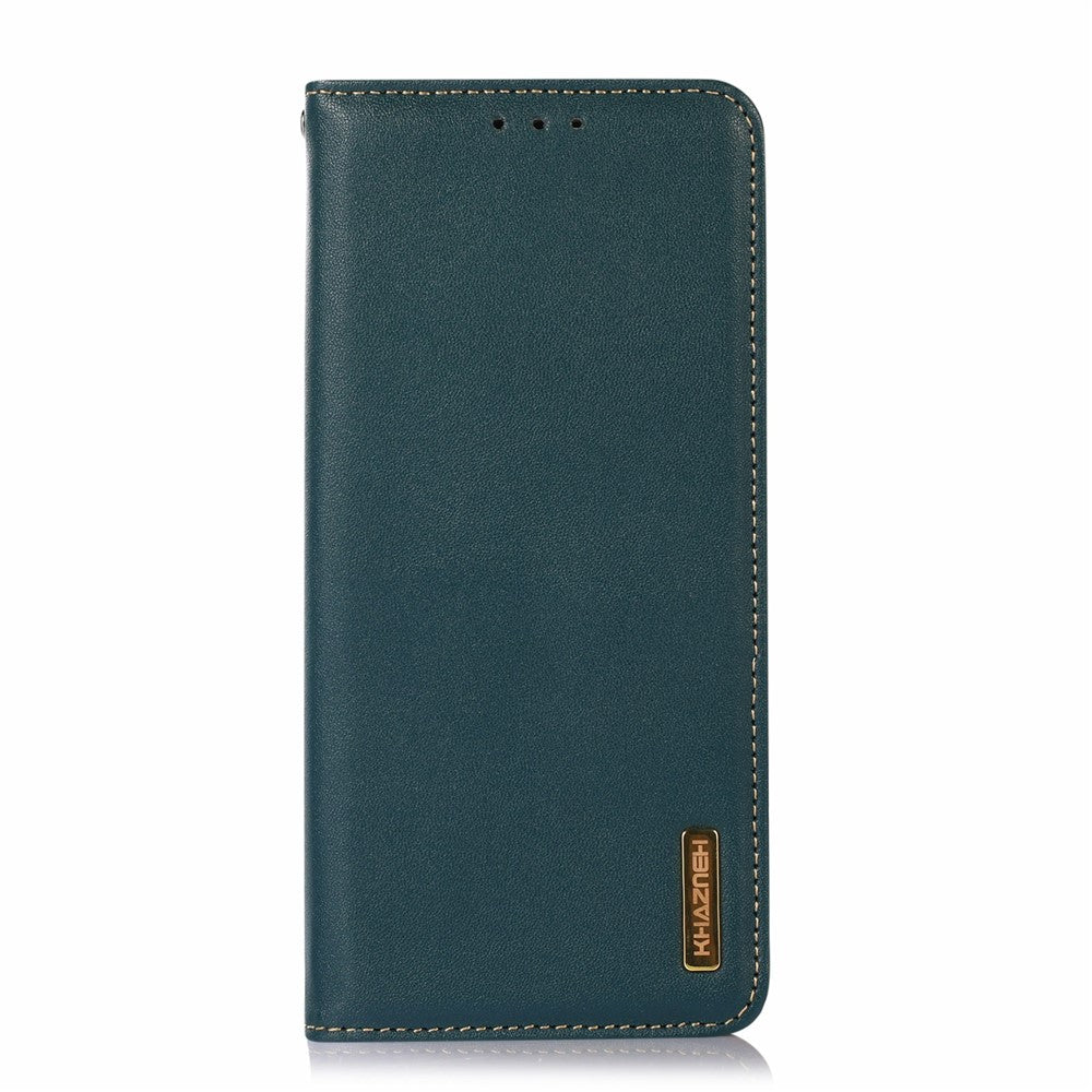 KHAZNEH For Xiaomi 17T Pro Case Wallet Genuine Cow Leather Phone Cover Nappa Texture