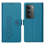 Xiaomi Redmi 15 4G (EU) (171mm) / 15 5G (EU) (171mm) etui med sødt kattemønster, PU-læder og pungfunktion samt håndledsrem