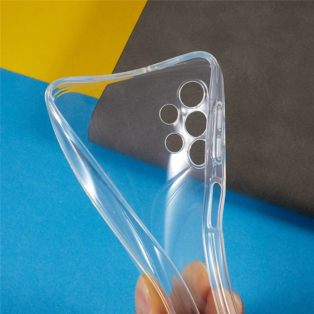 1,5 mm Tykkere HD Klar Telefoncover til Samsung Galaxy A13 4G, Fleksibelt TPU Blødt Telefon Bagcover