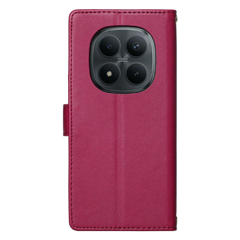 For Xiaomi Redmi Note 15 Pro 4G (Global) Case Adorable Cat Pattern PU Leather Wallet Phone Cover with Wrist Strap