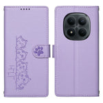 For Xiaomi Redmi Note 15 Pro 4G (Global) Case Adorable Cat Pattern PU Leather Wallet Phone Cover with Wrist Strap