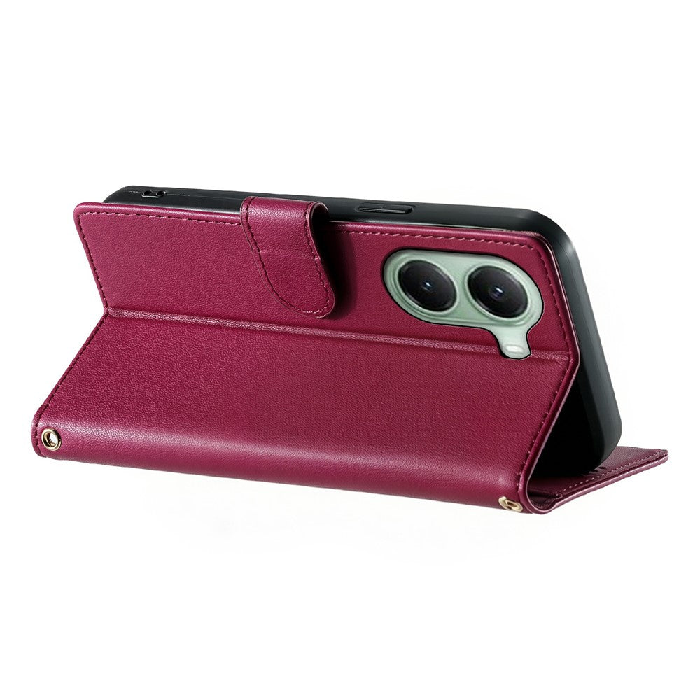 For Xiaomi Poco X7 Pro 5G Case Adorable Cat Pattern PU Leather Wallet Phone Cover with Wrist Strap