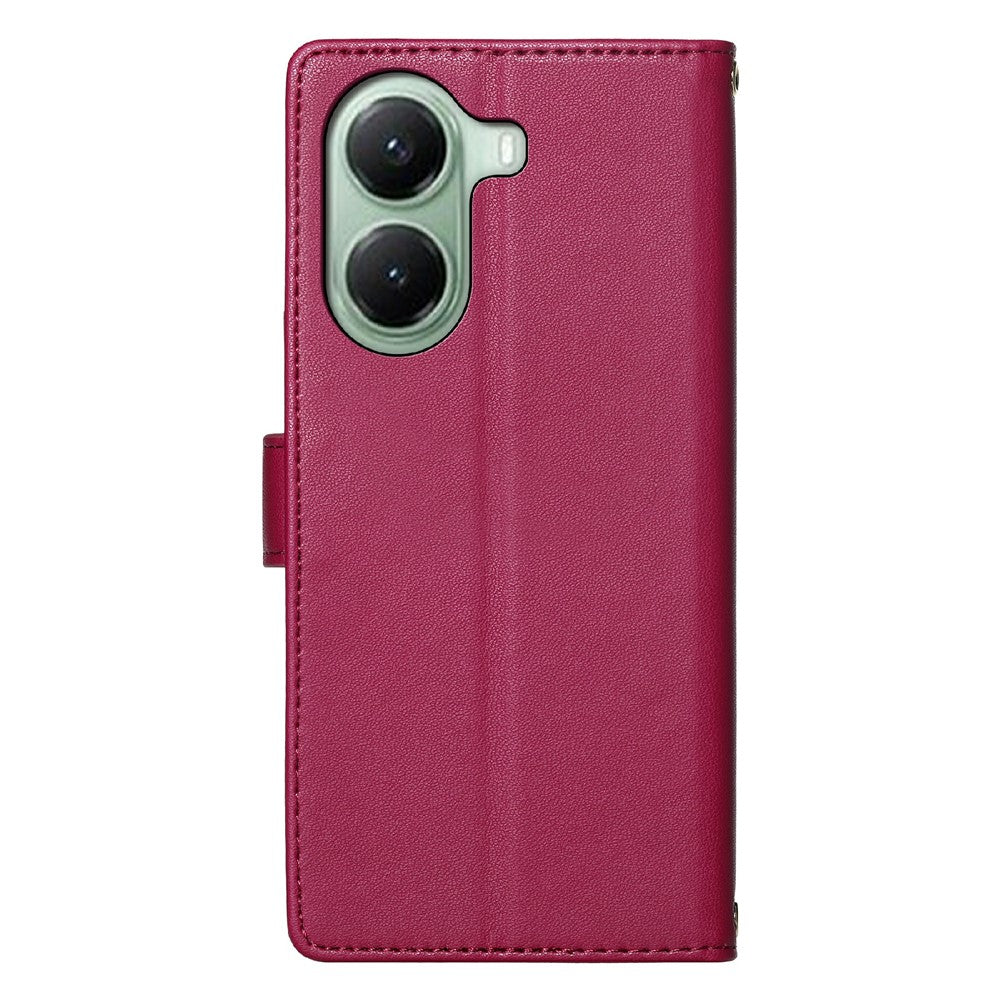 For Xiaomi Poco X7 Pro 5G Case Adorable Cat Pattern PU Leather Wallet Phone Cover with Wrist Strap