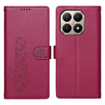 For Xiaomi 15T Case Adorable Cat Pattern PU Leather Wallet Phone Cover with Wrist Strap