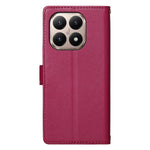 For Xiaomi 15T Case Adorable Cat Pattern PU Leather Wallet Phone Cover with Wrist Strap