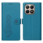 For Xiaomi 15T Case Adorable Cat Pattern PU Leather Wallet Phone Cover with Wrist Strap