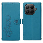 For Xiaomi 15T Pro Case Adorable Cat Pattern PU Leather Wallet Phone Cover with Wrist Strap