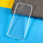 Dustproof Phone Cover for Samsung Galaxy A22 5G (EU Version), 1.5mm Thickened HD Clear Phone Case Flexible TPU Phone Back Shell