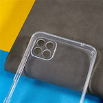 Dustproof Phone Cover for Samsung Galaxy A22 5G (EU Version), 1.5mm Thickened HD Clear Phone Case Flexible TPU Phone Back Shell