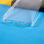 Dustproof Phone Cover for Samsung Galaxy A22 5G (EU Version), 1.5mm Thickened HD Clear Phone Case Flexible TPU Phone Back Shell