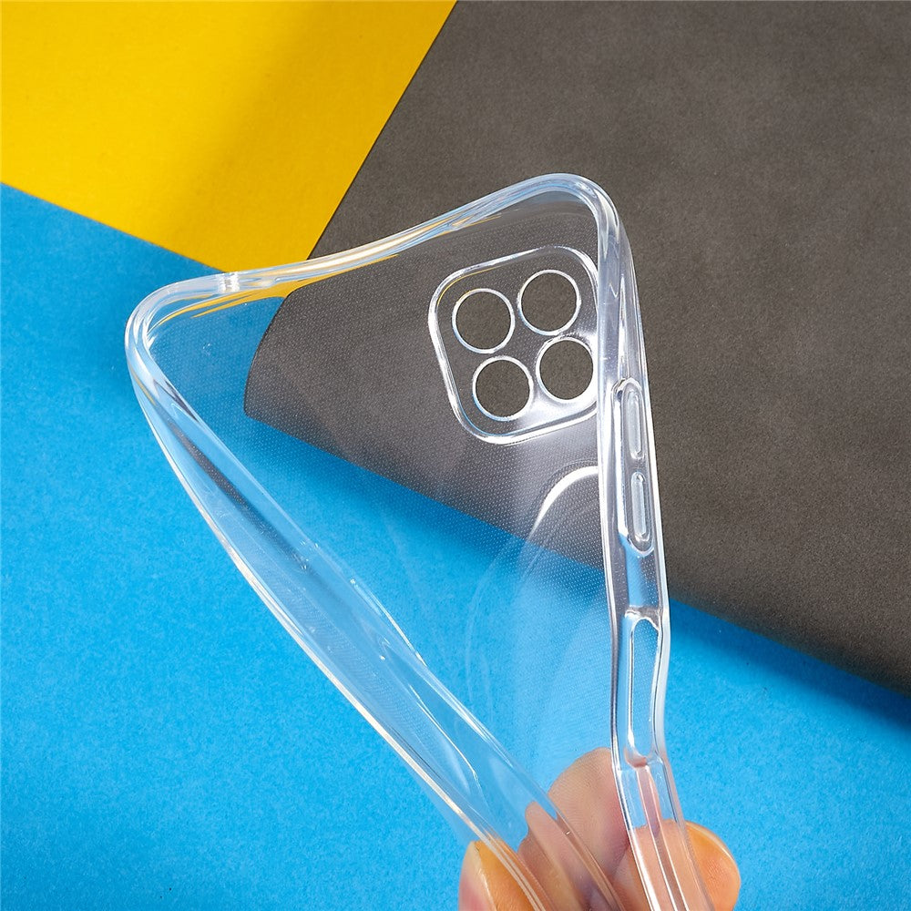 Dustproof Phone Cover for Samsung Galaxy A22 5G (EU Version), 1.5mm Thickened HD Clear Phone Case Flexible TPU Phone Back Shell
