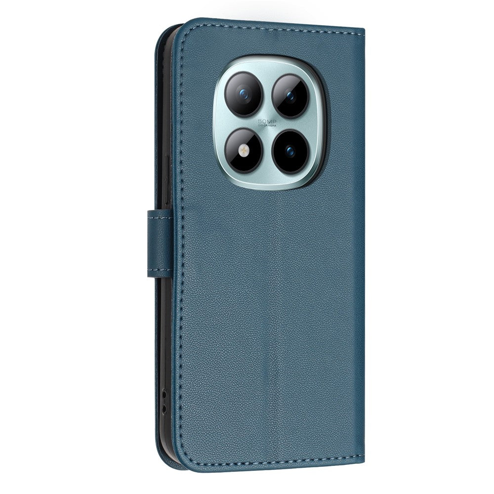 Xiaomi Redmi Note 15 Pro 4G (Global) Fodral Glitter Fjäril Blixtlåsficka Stativ Läder Mobilskal med Handrem / Axelrem