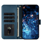 Xiaomi Redmi Note 15 Pro 4G (Global) Fodral Glitter Fjäril Blixtlåsficka Stativ Läder Mobilskal med Handrem / Axelrem