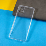 Shockproof Phone Case for Samsung Galaxy A51 4G SM-A515, Flexible TPU Phone Back Shell 1.5mm Thickened HD Clear Phone Cover