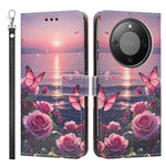 For Honor X9d 5G / Honor Magic8 Lite 5G / Honor X70 5G Case Pattern Printing PU Leather Flip Wallet Phone Cover with Wrist Strap