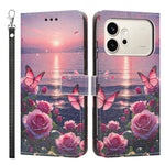 For Honor 600 Pro 5G / Honor 600 5G Case Pattern Printing PU Leather Flip Wallet Phone Cover with Wrist Strap