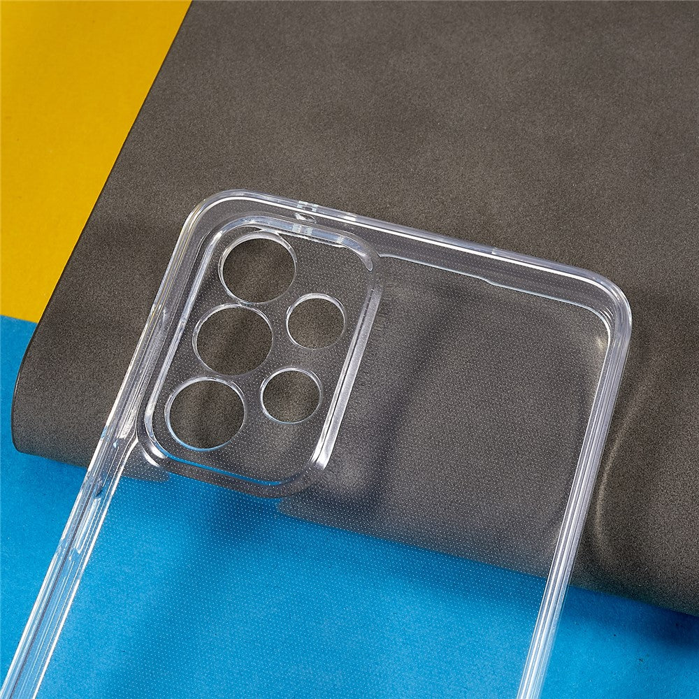 For Samsung Galaxy A33 5G Dustproof Anti-scratch 1.5mm Thickened HD Clear Phone Cover Flexible TPU Phone Back Case