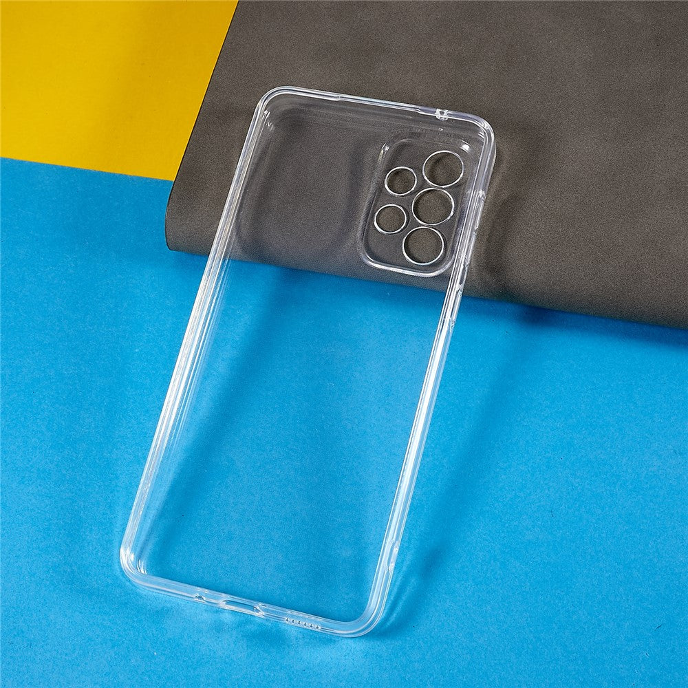 For Samsung Galaxy A33 5G Dustproof Anti-scratch 1.5mm Thickened HD Clear Phone Cover Flexible TPU Phone Back Case