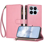 For Xiaomi 17T Leather Case Zipper Wallet Stand Shockproof Phone Cover with Wrist Strap