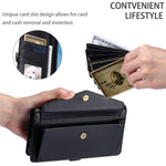 For Xiaomi 17T Leather Case with Wrist Strap Wallet Stand Phone Cover