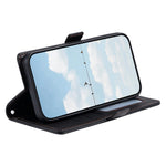 For Xiaomi 17T Pro Leather Case Rhombus Texture Wallet Stand Phone Cover with Wrist Strap