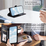 For Xiaomi 17T Pro Leather Case Rhombus Texture Wallet Stand Phone Cover with Wrist Strap