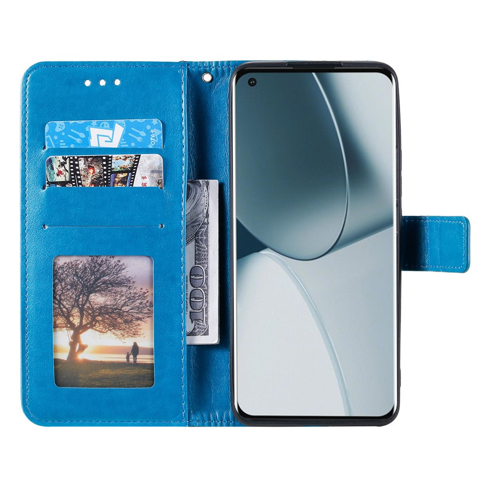 For Xiaomi 17T Stand Case Imprinted Totem PU Leather Wallet Phone Cover with Wrist Strap
