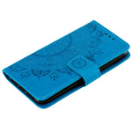 For Xiaomi 17T Stand Case Imprinted Totem PU Leather Wallet Phone Cover with Wrist Strap