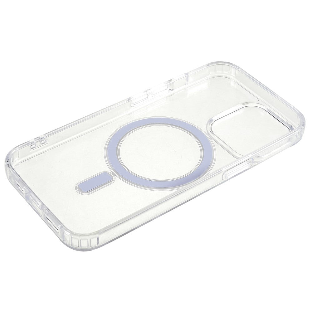 Magnetic Case for iPhone 13 Pro Max 6.7 inch, Hard Acrylic Soft TPU Transparent Phone Cover Compatible with MagSafe