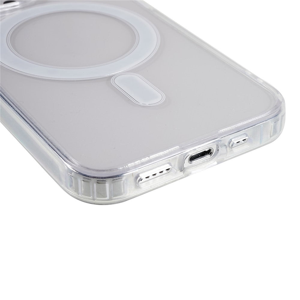 Magnetic Case for iPhone 13 Pro Max 6.7 inch, Hard Acrylic Soft TPU Transparent Phone Cover Compatible with MagSafe