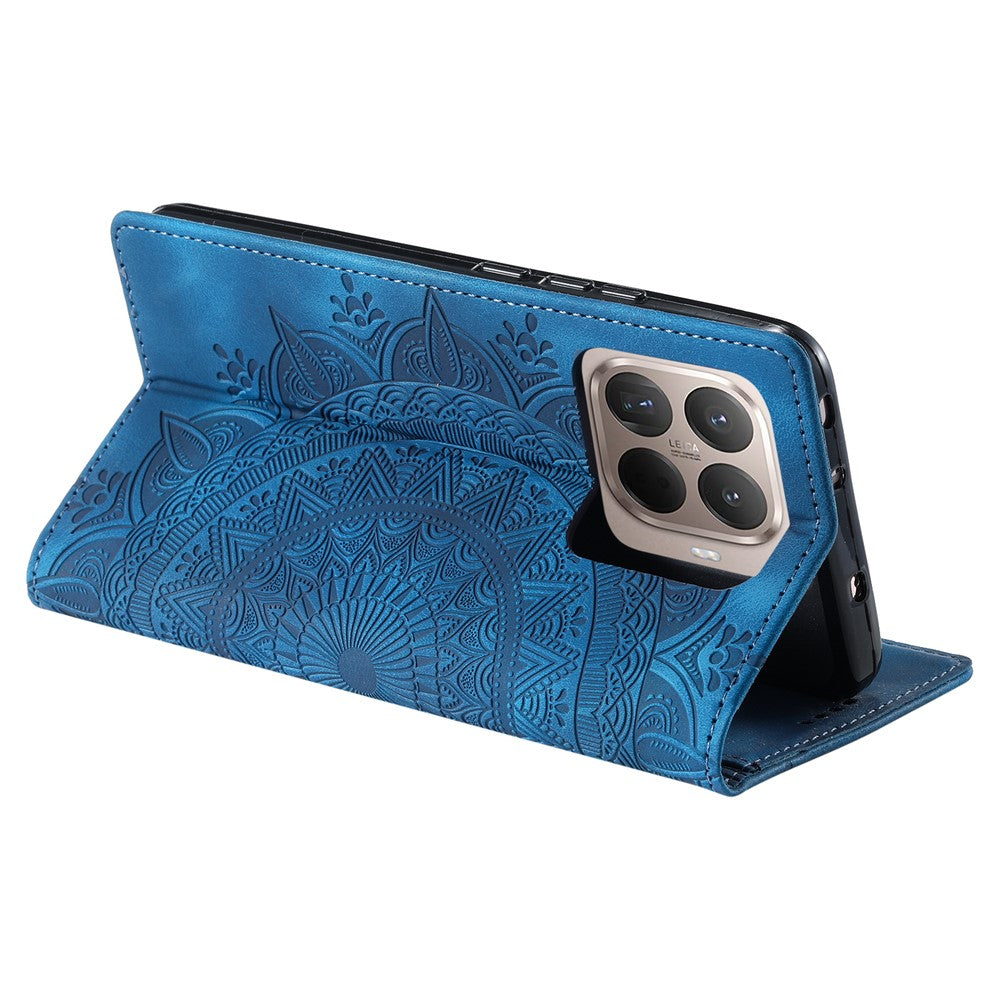 For Xiaomi 17T Pro Case Magnetic Closing Leather Phone Cover Pattern Imprinted
