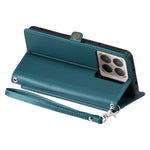 For Xiaomi 17T Pro Leather Case with Wrist Strap Wallet Stand Phone Cover