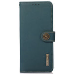 KHAZNEH for Xiaomi 17T Case Genuine Cow Leather RFID Blocking Wallet Phone Cover