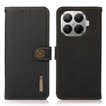 KHAZNEH for Xiaomi 17T Pro Case Genuine Cow Leather RFID Blocking Wallet Phone Cover