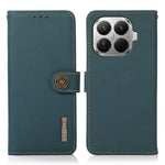 KHAZNEH for Xiaomi 17T Pro Case Genuine Cow Leather RFID Blocking Wallet Phone Cover