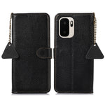 For OnePlus Ace 6 Ultra 5G Case RFID Blocking Genuine Cow Leather Phone Cover Litchi Texture