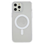 For iPhone 12 Pro Max 6.7 inch Magnetic Phone Case Compatible with MagSafe Hard Acrylic Soft TPU Drop-proof Cover