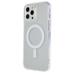 For iPhone 12 Pro Max 6.7 inch Magnetic Phone Case Compatible with MagSafe Hard Acrylic Soft TPU Drop-proof Cover