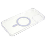 For iPhone 12 Pro Max 6.7 inch Magnetic Phone Case Compatible with MagSafe Hard Acrylic Soft TPU Drop-proof Cover